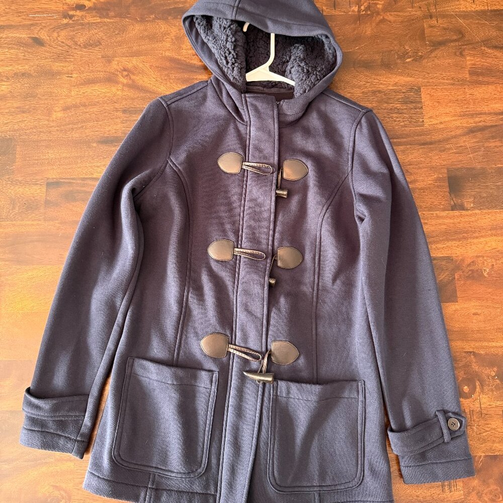Women's Navy Pea Coat - Market and Spruce.